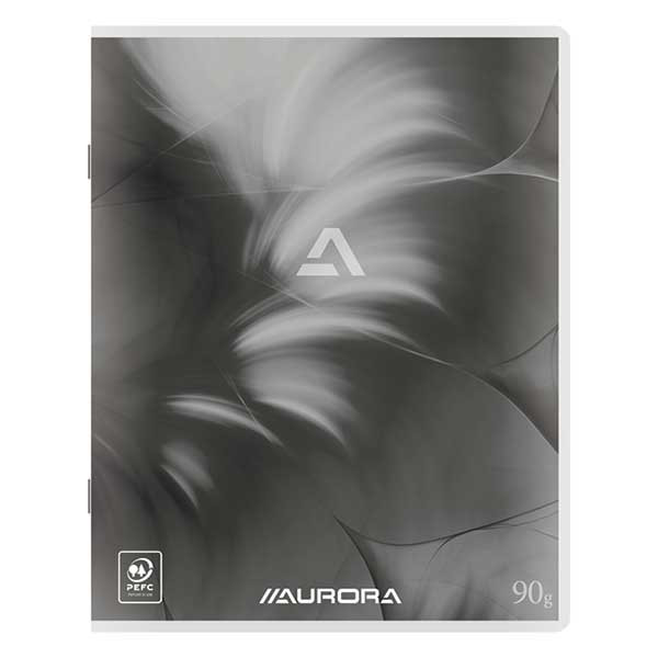 Aurora gelinieerd schrift 165 x 210 mm grijs 36 vel 136M1L/GRIS 330092 - 1