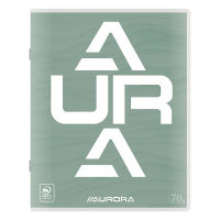 Aurora gelinieerd schrift 165 x 210 mm groen 36 vel 136L1L/G 330094