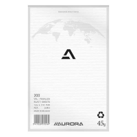 Aurora kladblok 135 x 210 mm 200 vel blanco 208U 330052