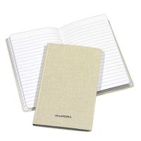 Aurora notitieboek 105 x 165 mm gelinieerd 96 vel grijs 966GT 330061