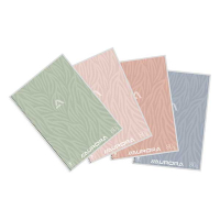Aurora spiraalblok A4 gelinieerd 80 grams 60 vel assorti (10 stuks) 2960DT 330044