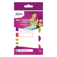 Avery APFLUO24 zelflaminerende etiketten assorti kleuren (24 etiketten) APFLUO24 212801