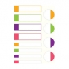Avery Family APBAS24 gelamineerde etiketten assorti kleuren (24 stuks)