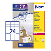 Avery L7159-250 adresetiketten A4 63,5 x 33,9 mm wit (6.000 etiketten) L7159-250 212266