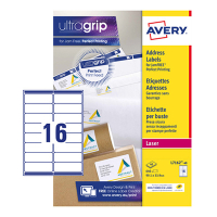 Avery L7162-40 adresetiketten A4 99,1 x 33,9 mm wit (640 etiketten) L7162-40 212288