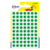 Avery PSA08V markeringspunten Ø 8 mm groen (490 etiketten) AV-PSA08V 212713