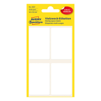 Avery Zweckform 3087 multifunctionele etiketten 54 x 35 mm wit (24 etiketten) 3087 212196