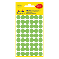 Avery Zweckform 3149 markeringspunten Ø 12 mm lichtgroen (270 etiketten) 3149 212356