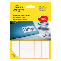 Avery Zweckform 3321 multifunctionele etiketten 32 x 23 mm wit (560 etiketten) 3321 212172