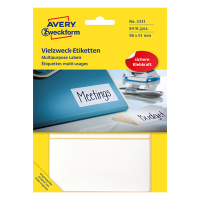 Avery Zweckform 3331 multifunctionele etiketten 98 x 51 mm wit (84 etiketten) 3331 212214