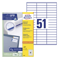 Avery Zweckform 3420 universele etiketten A4 70 x 16,9 mm wit (5.100 etiketten) 3420 212034
