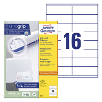 Avery Zweckform 3423 universele etiketten A4 105 x 35 mm wit (1.600 etiketten) 3423 212002