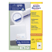 Avery Zweckform 3475-200 universele etiketten A4 70 x 36 mm wit (4.800 etiketten) 3475-200 212476