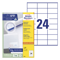 Avery Zweckform 3475 universele etiketten A4 70 x 36 mm wit (2.400 etiketten) 3475 212040