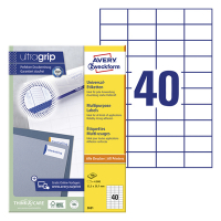 Avery Zweckform 3651 universele etiketten A4 52,5 x 29,7 mm wit (4.000 etiketten) 3651 212028