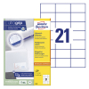 Avery Zweckform 3652 universele etiketten A4 70 x 42,3 mm wit (2.100 etiketten)