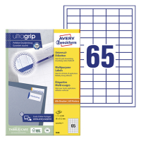 Avery Zweckform 3666 universele etiketten A4 38 x 21,2 mm wit (6.600 etiketten) 3666 212022