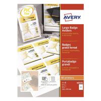 Avery Zweckform 4834XL badgehouder lanyard set 148 x 105 mm (52 stuks) 4834XL 212777