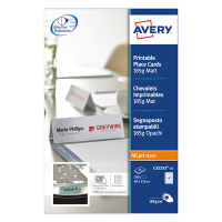 Avery Zweckform C32253-25 tentkaarten wit 40 x 110 mm (100 stuks) C32253-25 212775