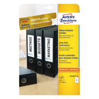 Avery Zweckform C32267-25 ordnerrug insteekkaarten 54 x 190 mm (125 etiketten) C32267-25 212816