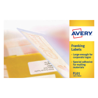 Avery Zweckform FL01 frankeeretiketten 140 x 38 mm wit (1000 etiketten) FL01 212226
