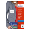 Avery Zweckform J4785-20 zelfklevende naambadge etiketten voor inkjetprinters 50 x 80 mm wit (200 naambadges)