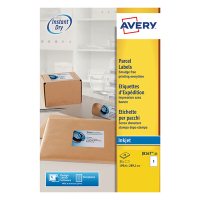Avery Zweckform J8167-25 verzendetiketten A4 199,6 x 289,1 mm wit (25 etiketten) J8167-25 212629