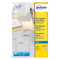 Avery Zweckform J8551-25 transparante etiketten 38,1 x 21,2 mm (1625 etiketten) J8551-25 212638