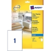 Avery Zweckform J8567-25 transparante verzendetiketten 210 x 297 mm (25 etiketten)