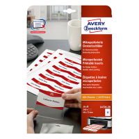 Avery Zweckform L4726-20 naambadge insteekkaarten 40 x 75 mm wit (240 naambadges) L4726-20 212586