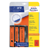 Avery Zweckform L4752-20 ordnerrugetiketten 61 x 297 mm rood (60 etiketten)
