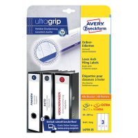 Avery Zweckform L4759-25 ordnerrugetiketten 61 x 297 wit (75 etiketten) L4759-25 212528