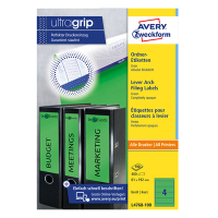 Avery Zweckform L4768-100 ordnerrugetiketten 192 x 61 mm groen (400 etiketten) L4768-100 212120