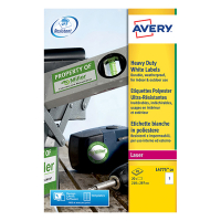 Avery Zweckform L4775-20 weerbestendige etiketten 210 x 297 mm (20 etiketten) L4775-20 212434