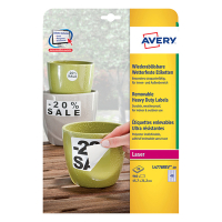 Avery Zweckform L4778REV-20 verwijderbare weerbestendige etiketten A4 45,7 x 21,2 mm (960 etiketten) L4778REV-20 212657