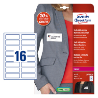Avery Zweckform L4783-20 zelfklevende naambadge etiketten 31 x 88,9 mm (320 naambadges) AV-L4783-20 212688