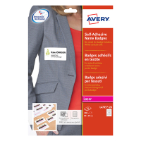 Avery Zweckform L4785-20 zelfklevende naambadge etiketten voor laserprinters 50 x 80 mm wit (200 naambadges) L4785-20 212592