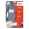 Avery Zweckform L4787-20 zelfklevende naambadge etiketten 50 x 80 mm wit/blauw (200 naambadges)