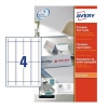 Avery Zweckform L4794-10 tentkaarten wit 120 x 45 mm (40 kaarten)