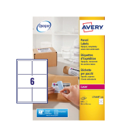 Avery Zweckform L7166B-100 Block-out verzendetiketten 99,1 x 93,1 mm (600 etiketten) L7166B-100 212808