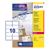 Avery Zweckform L7173-100 adresetiketten A4 99,1 x 57 mm wit (1.000 etiketten) L7173-100 212074