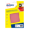 Avery Zweckform PET08R markeringspunten Ø 8 mm rood (2940 etiketten)