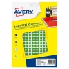Avery Zweckform PET08V markeringspunten Ø 8 mm groen (2940 etiketten) AV-PET08V 212707