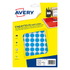 Avery Zweckform PET15B markeringspunten Ø 15 mm blauw (960 etiketten)