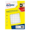 Avery Zweckform PET15W markeringspunten Ø 15 mm wit (960 etiketten)