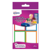 Avery family RES 16 ultra sterke rechthoekige etiketten 45 x 65 mm rood (16 stuks) RES16 212796