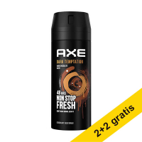 Aanbieding: 4x Axe Dark Temptation deodorant & body spray (150 ml) SAX00308