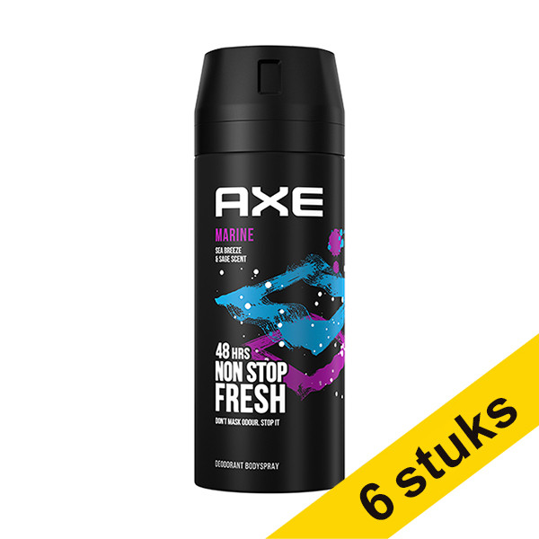 Axe Aanbieding: 6x Axe Marine deodorant - body spray (150 ml)  SAX00230 - 1