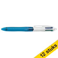 Aanbieding: 12x BIC balpen 4 Colours Grip