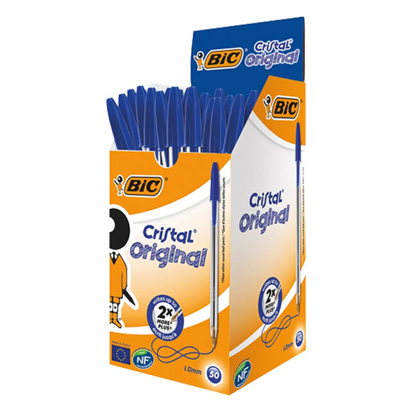 BIC Cristal balpen blauw (50 stuks) 8373609 224608 - 1